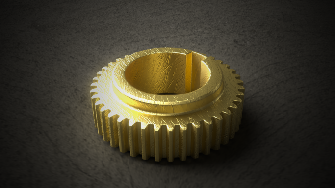 Lathe Gear Render
